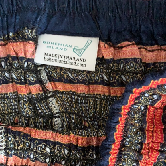 Pattern Bohemian Island pants with pocket - Picture 4 of 4